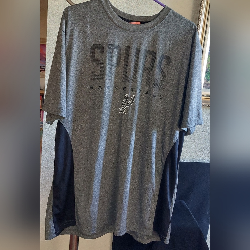 NBA Ultra Game San Antonio Spurs Grey T-shirt XXL - Picture 2 of 9